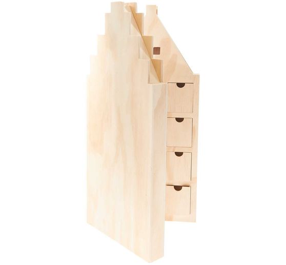 Adventskalender "Huis", uitvouwbaar