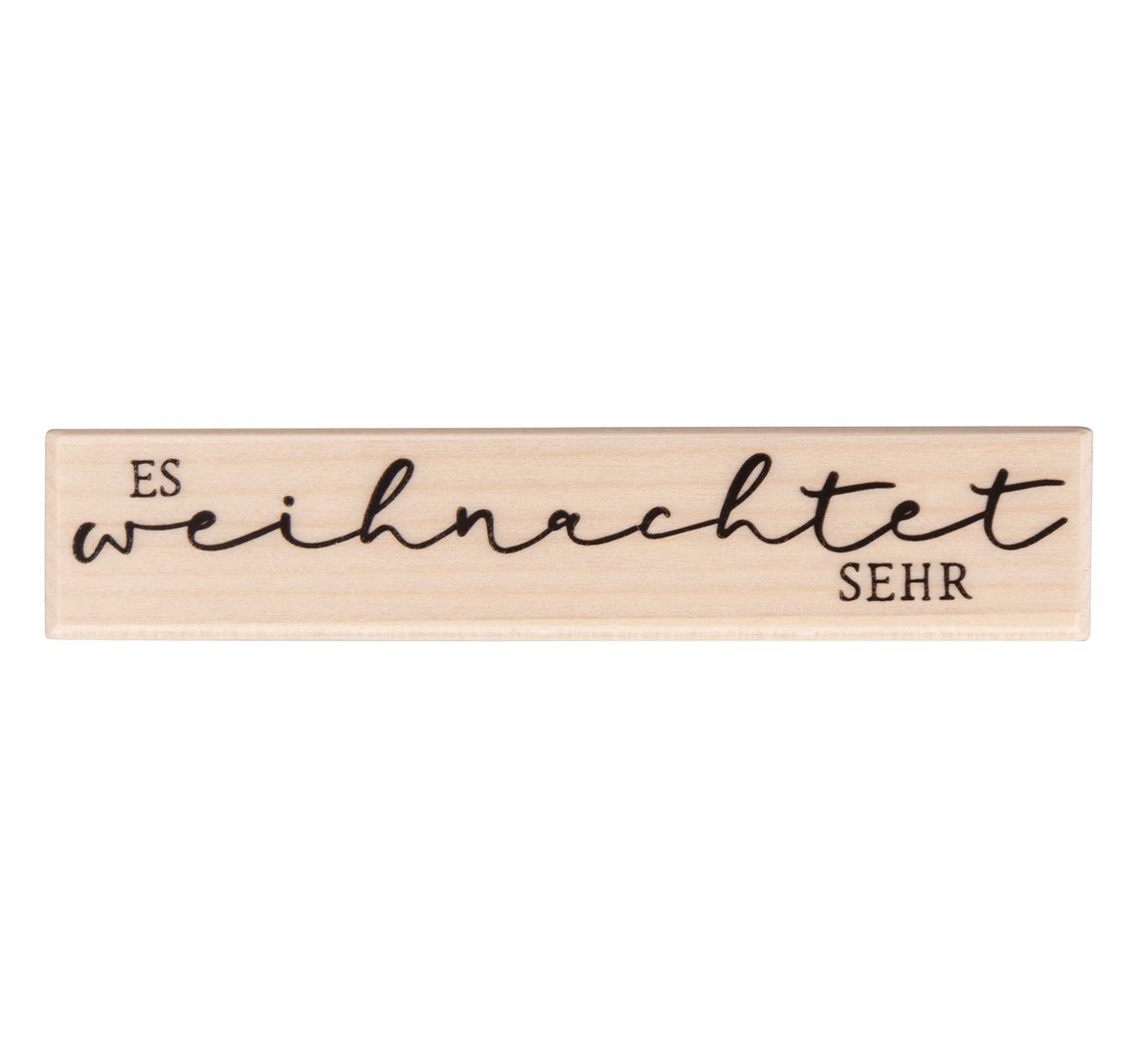 BUTTERER Stempel "Es weihnachtet sehr"