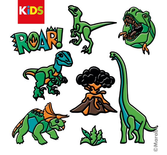Marabu KiDS Window Color Set "Dinosaurus"