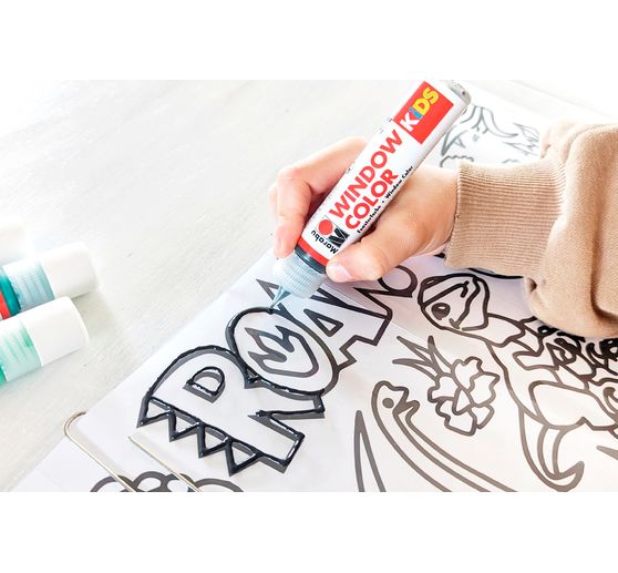 Marabu KiDS Window Color Set "Dinosaurus"