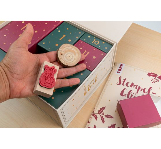 Adventskalender Stempel Glück