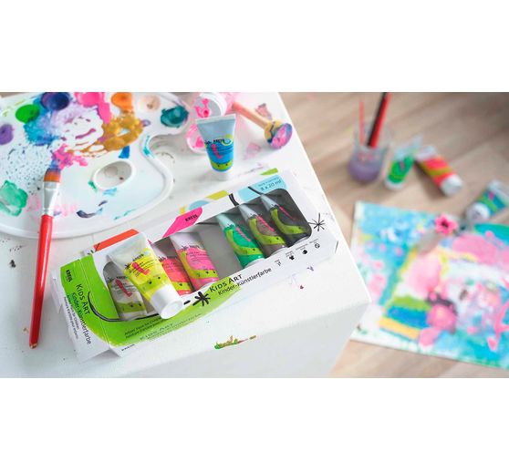 KREUL Kids Art Kinder kunstenaarverf, 8 x 20 ml