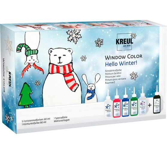 KREUL Window Color Set "Hallo Winter"