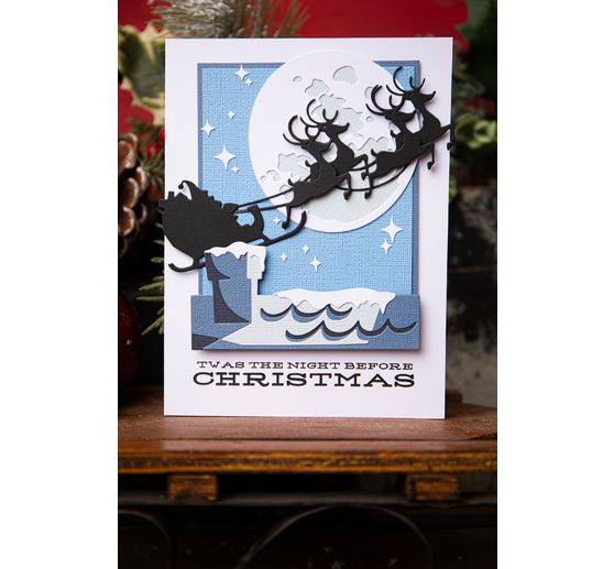 Sizzix Thinlits Ponssjabloon "Reindeer Sleigh by Tim Holtz"
