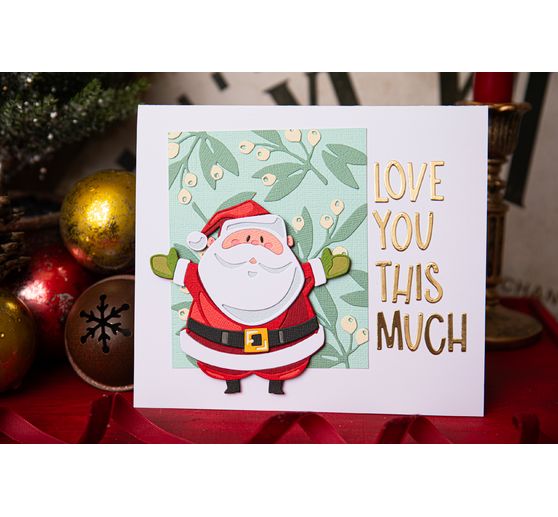 Sizzix Thinlits Ponssjabloon "Santa Greetings Colorize by Tim Holtz"
