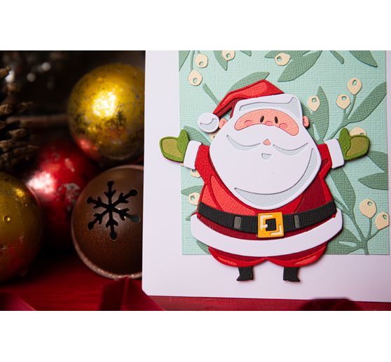 Sizzix Thinlits Ponssjabloon "Santa Greetings Colorize by Tim Holtz"