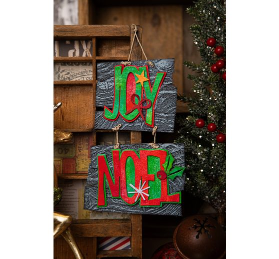 Sizzix Thinlits Ponssjabloon "Big Tidings by Tim Holtz"