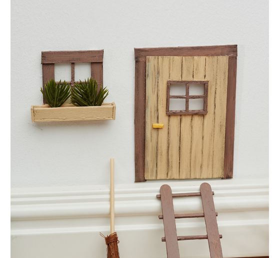 Miniatuurvenster vierkant "brede diepte"