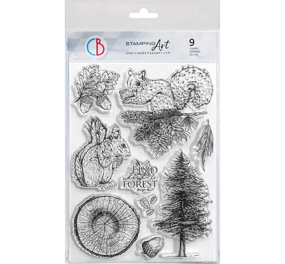 Siliconen stempel "Into the Wild", Spirit of the Forest