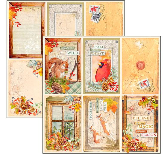 Scrapbook papier "Into the Wild"