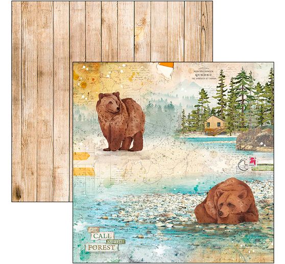 Scrapbook papier "Into the Wild"