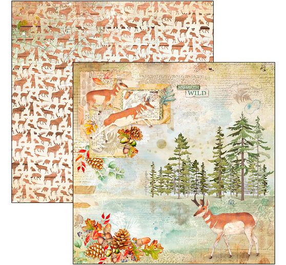 Scrapbook papier "Into the Wild"