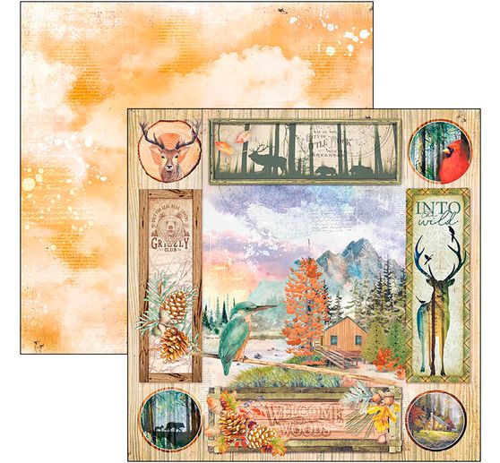 Scrapbook papier "Into the Wild"