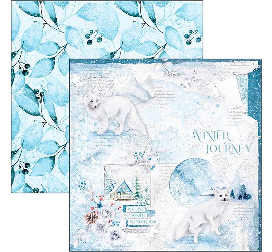 Scrapbook papier "Winter Journey"