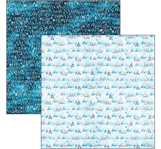 Scrapbook papier "Winter Journey"