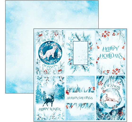 Scrapbook papier "Winter Journey"