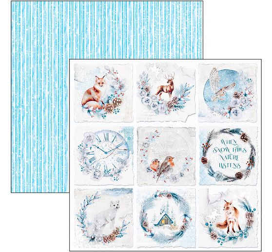 Scrapbook papier "Winter Journey"