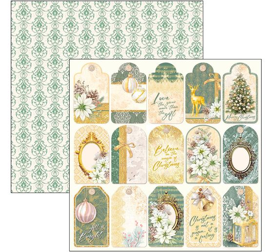 Scrapbook papier "Sparkling Christmas"