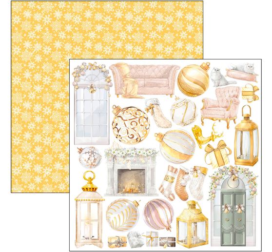 Scrapbook papier "Sparkling Christmas"