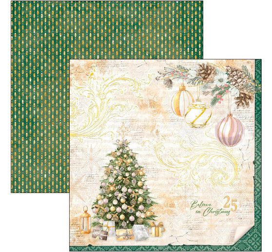 Scrapbook papier "Sparkling Christmas"