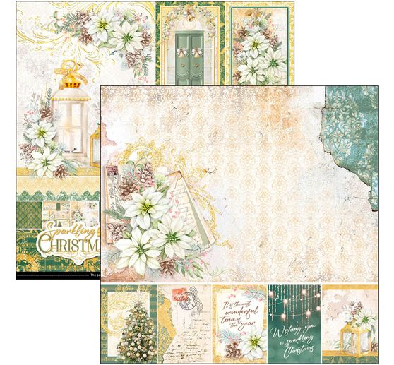 Scrapbook papier "Sparkling Christmas"