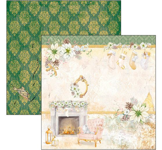 Scrapbook papier "Sparkling Christmas"