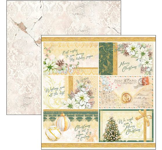 Scrapbook papier "Sparkling Christmas"