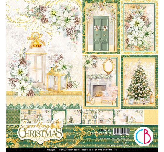 Scrapbook paper "Sparkling Christmas"