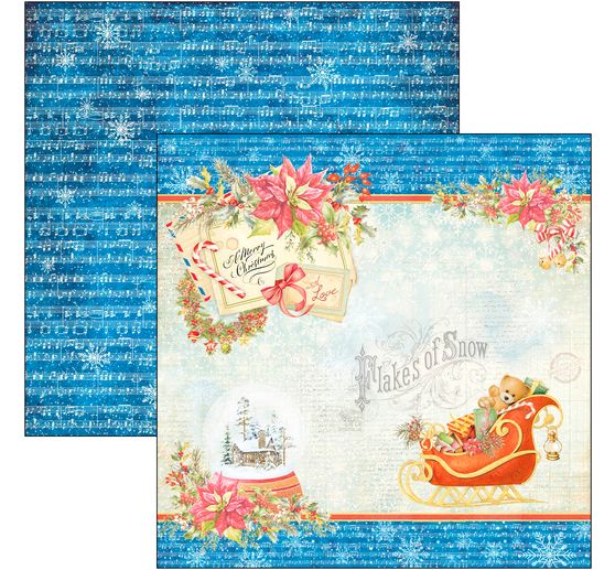 Scrapbook papier "Dear Santa"
