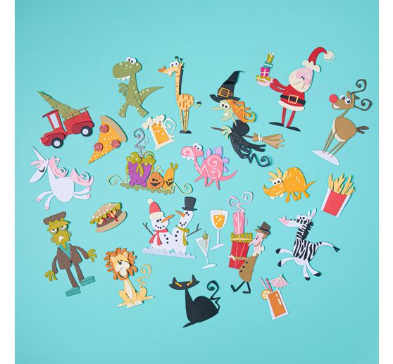Sizzix Thinlits punching template "Infinite Doodles #2"