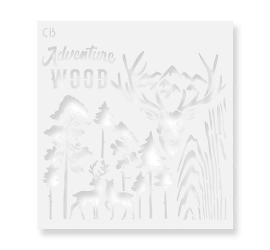 Stencil "Deers"