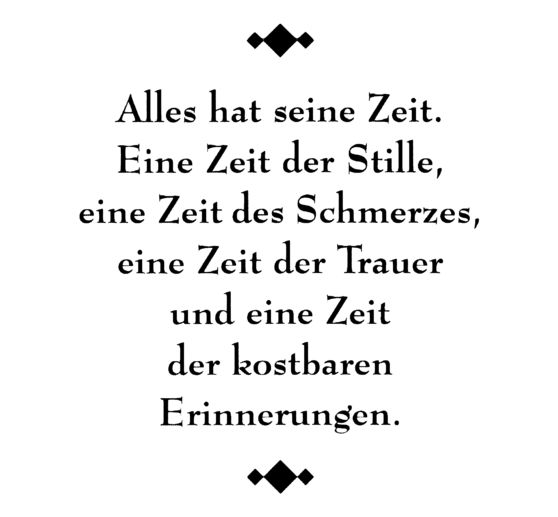 Clear Stamps "Alles hat seine Zeit"