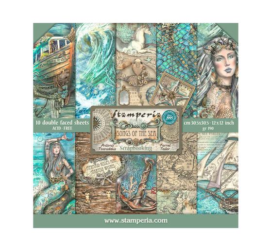 Scrapbook blok "Songs of the Sea"