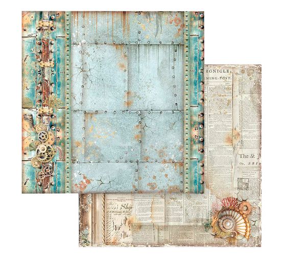 Scrapbook block "Songs of the Sea - Backgrounds"