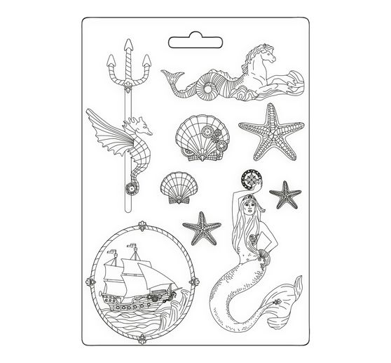 Gietvorm "Songs of the Sea - Mermaid"
