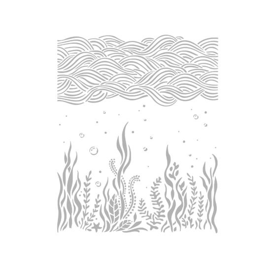 Sjabloon "Songs of the Sea - Corals and Poseidonias"