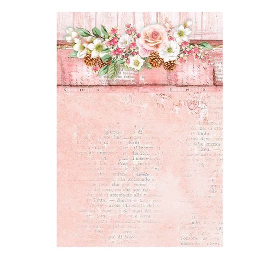 Motif straw silk backgrounds "Roseland"
