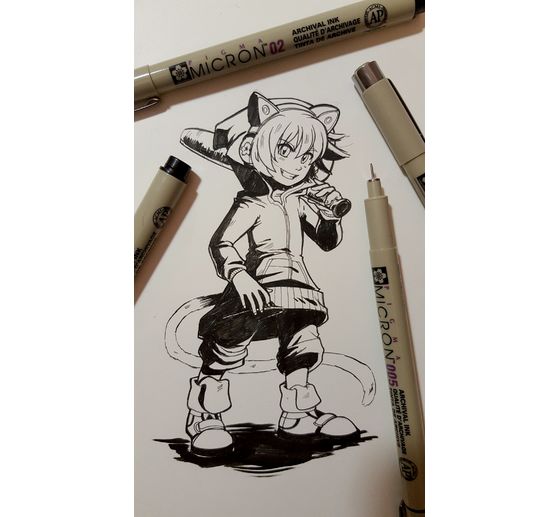 Sakura Pigma Micron "Manga Collection", set van 6