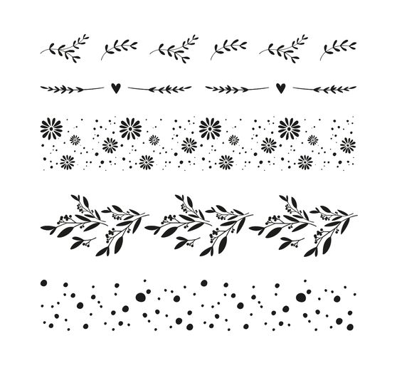 Clear Stamps "Bloemmotieven"
