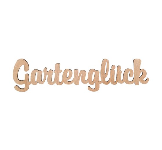 Belettering "Gartenglück"