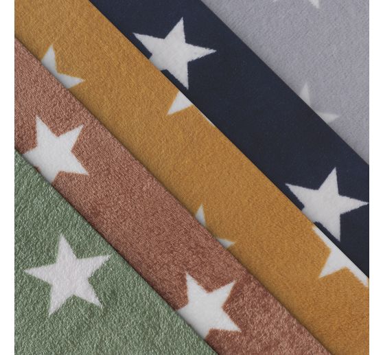 Fleece stof "Stars"