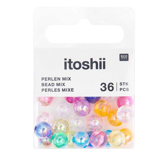 itoshii Kralen set "Regenboog holografisch"