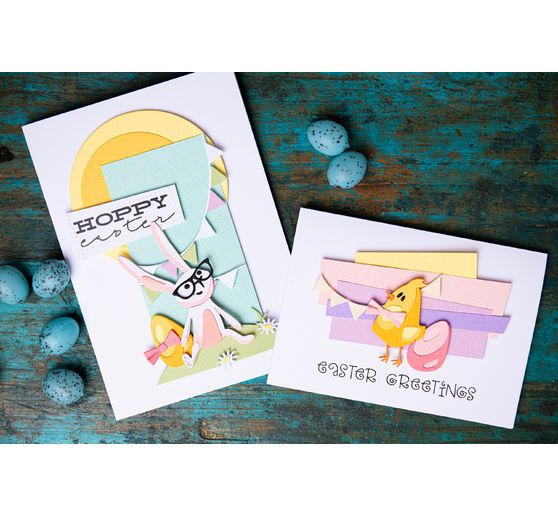Sizzix Thinlits Ponssjabloon "Bunny + Chick by Tim Holtz"