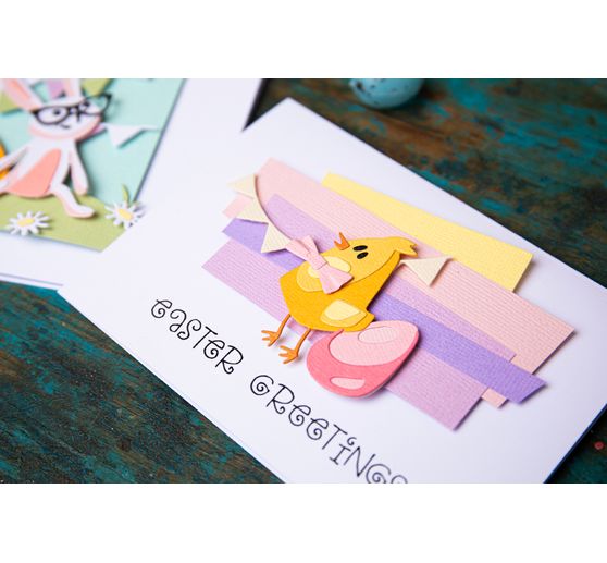 Sizzix Thinlits Ponssjabloon "Bunny + Chick by Tim Holtz"