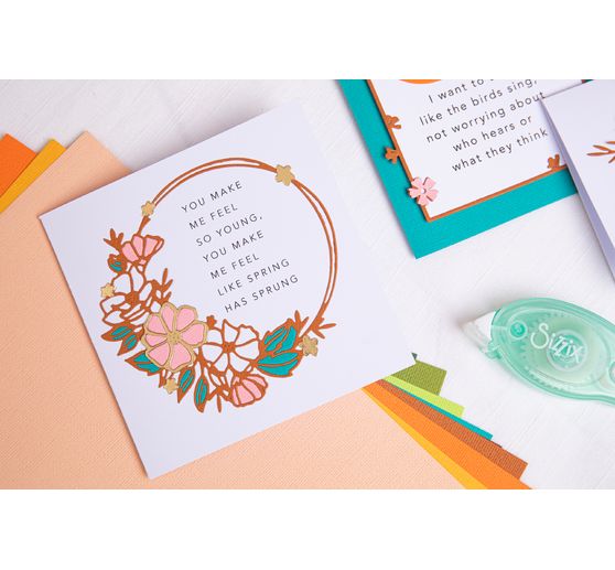 Sizzix Thinlits Ponssjabloon "Floral Round"