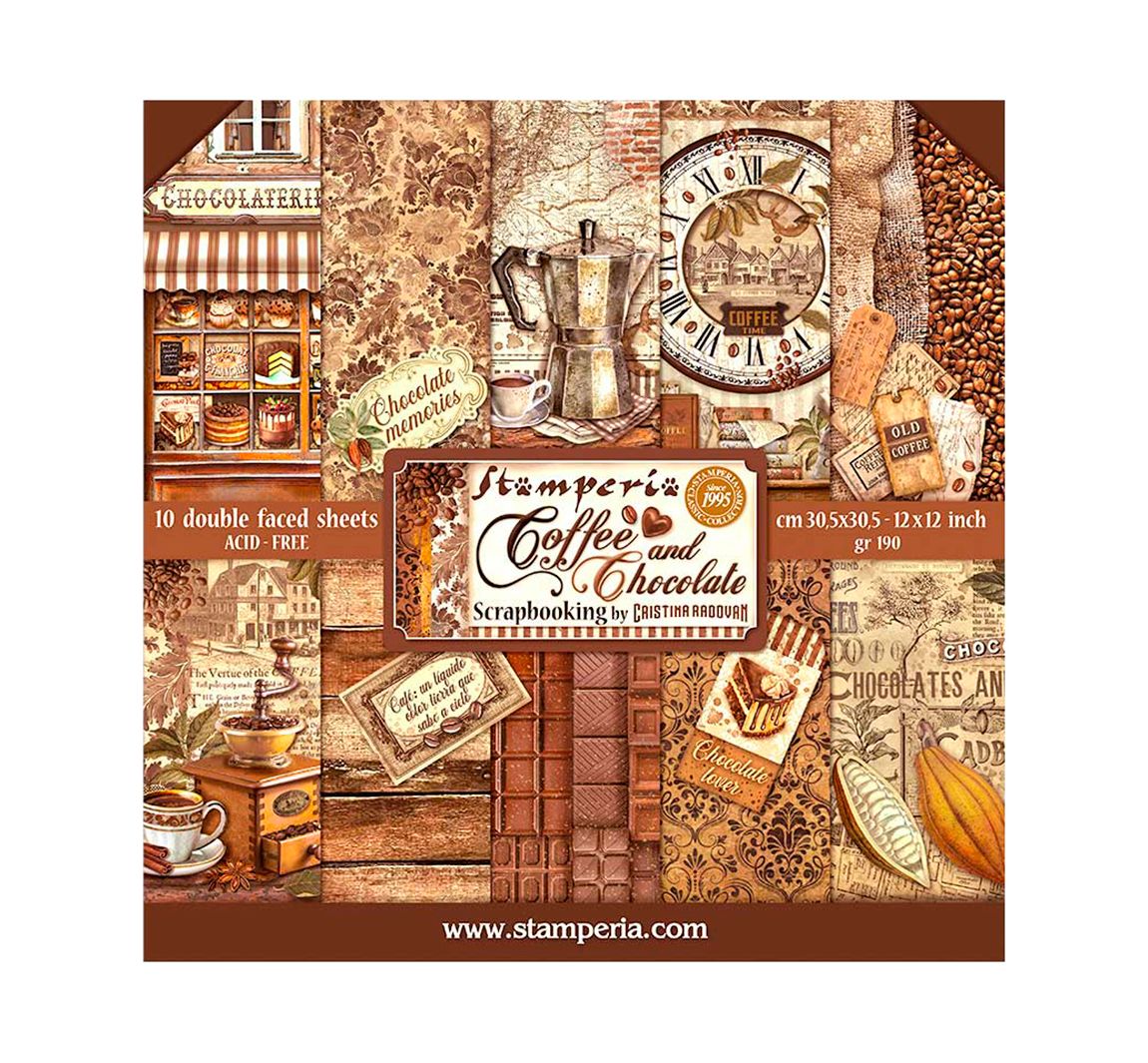 Scrapbook blok "Coffee and Chocolate"
