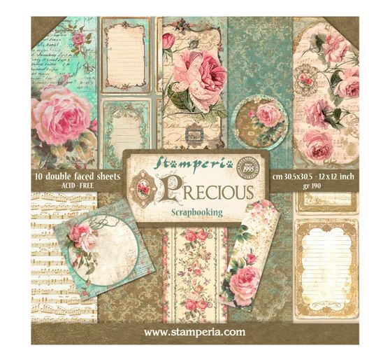 Scrapbook blok "Precious"