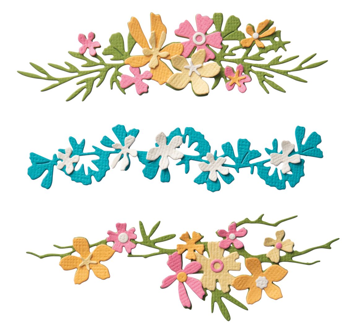 Sizzix Thinlits Ponssjabloon "Woodland Borders"