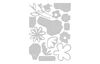 Sizzix Thinlits Ponssjabloon "Fabulous Bold Flora"