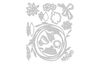 Sizzix Thinlits Ponssjabloon "Floral Wreath by Tim Holtz"